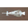 Separatory Funnel Squib Pear Shape dengan Ground-in Glass Stopper / PTFE Stopper